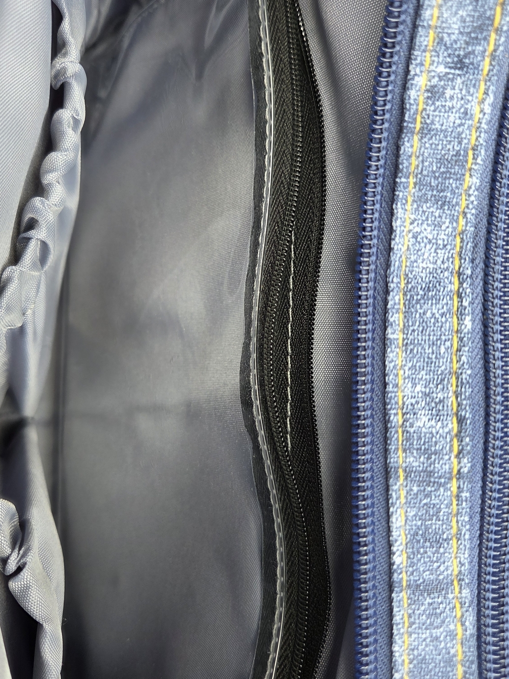 Casual Denim-Effect Blue Crossbody Bag - Everyday Hands-Free Carry - Picture 10 of 16